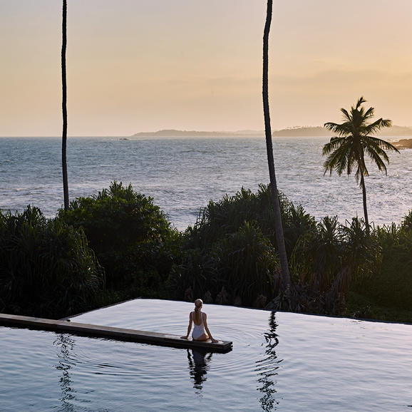 Amangalla, Sri Lanka - Resort Pool, Sunset