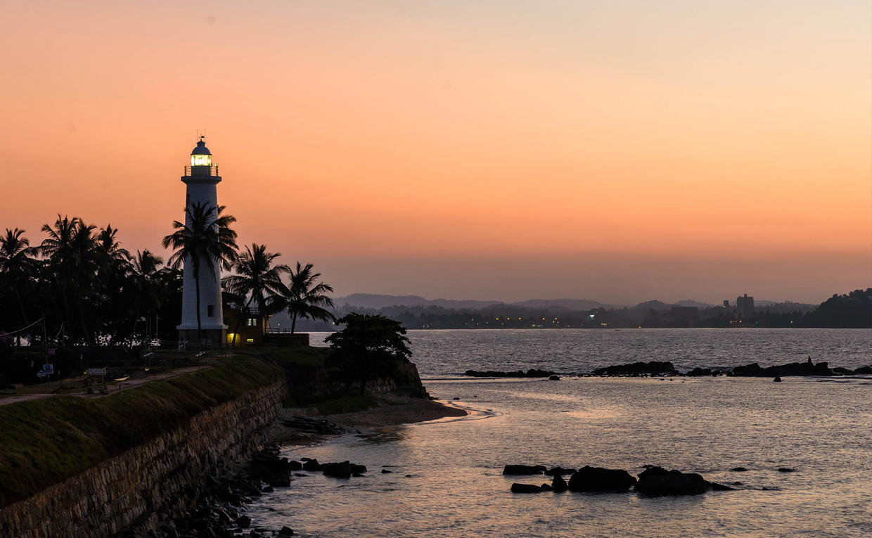 Amangalla, India- Accommodation, landscape, ocean, sunset