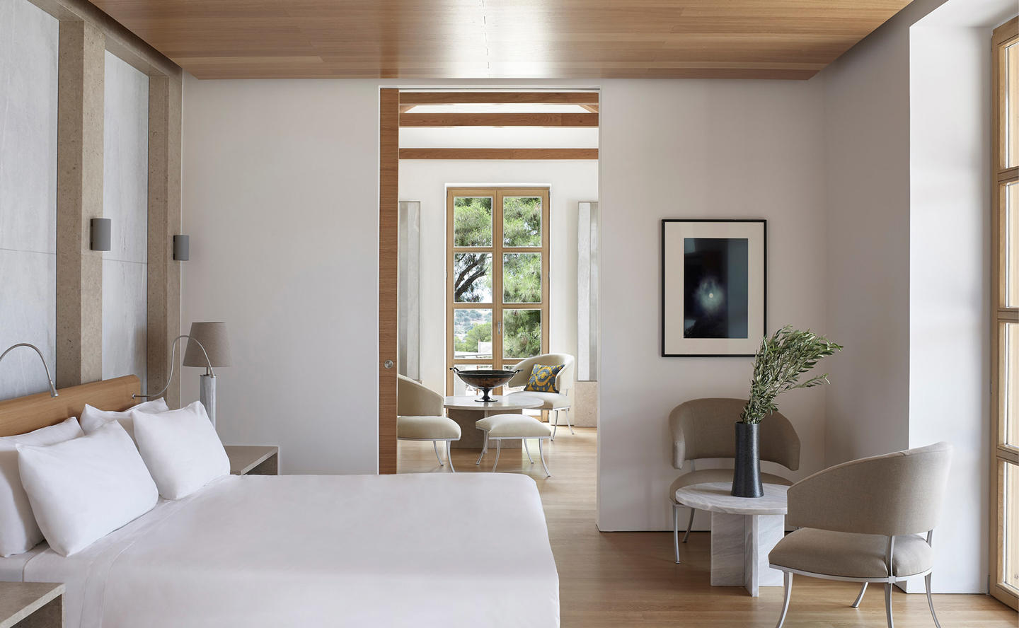 Bedroom, One-Bedroom Villa - Amanzoe, Greece