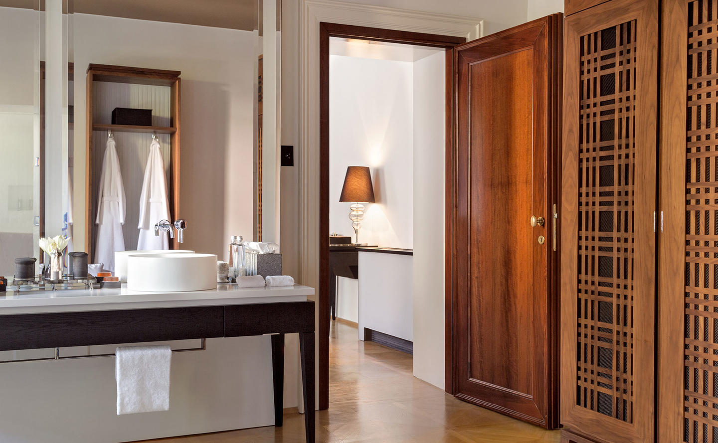 Bathroom, Palazzo Bedroom - Aman Venice, Italy