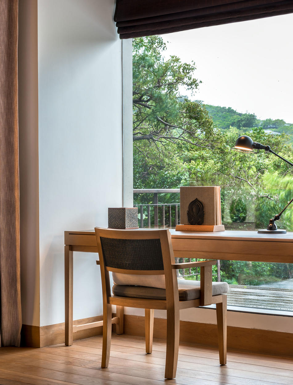 Writing Desk, Lake Pavilion, Amanoi, Vietnam